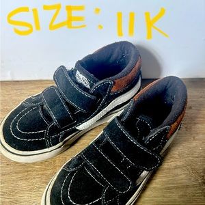 Kids Van’s!  these are comfy and sturdy